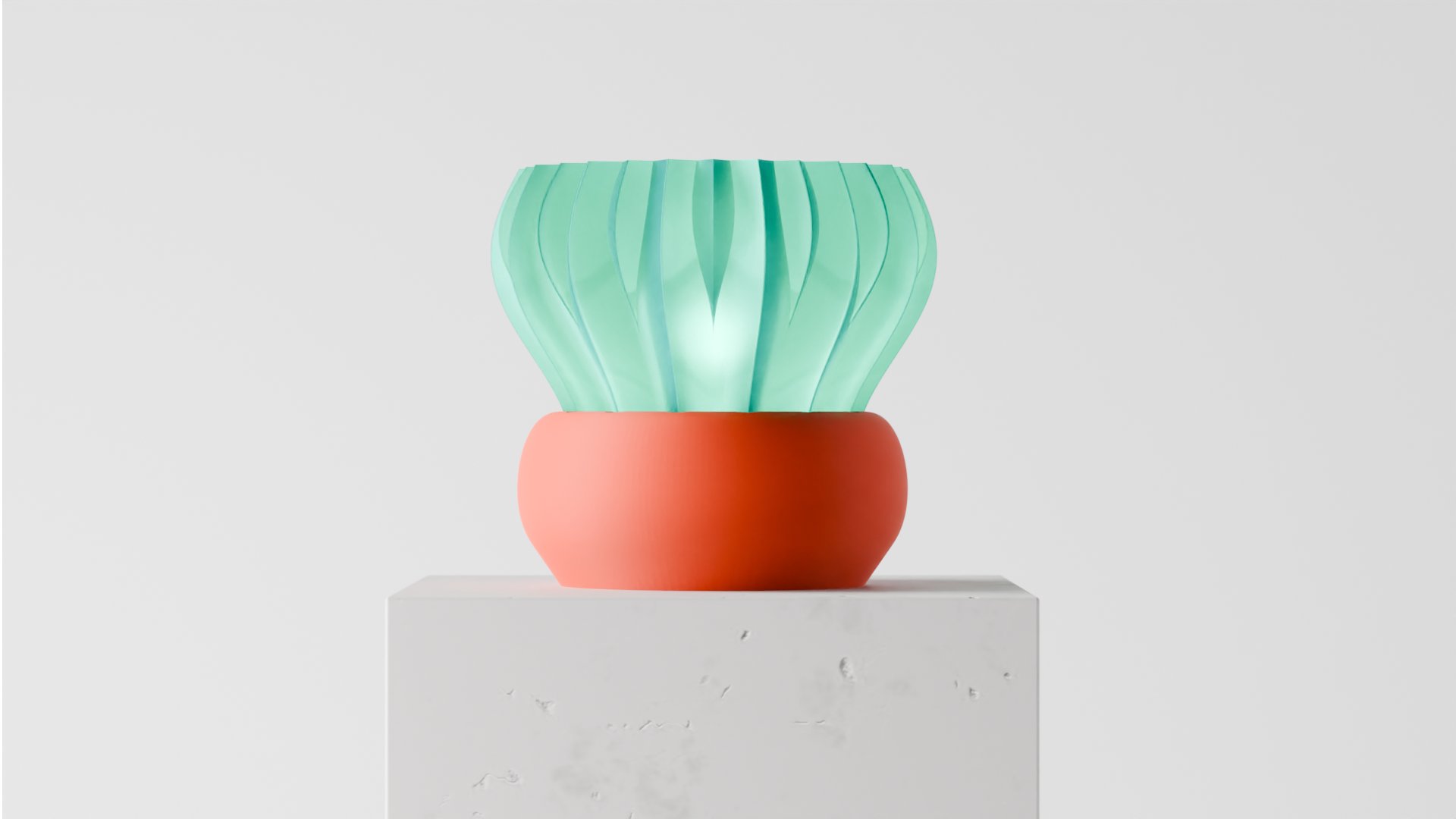 Geometric e27 lamp